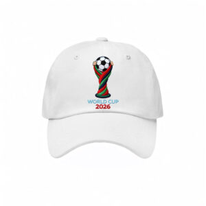 World Cup 2026 Handheld Trophy Soccer Hat – Classic Football Fan Cap