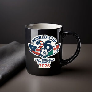 World Cup 2026 Host Nations Badge Mug