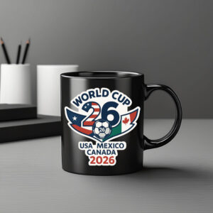World Cup 2026 Host Nations Badge Mug