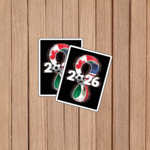 World Cup 2026 Infinity Logo USA Mexico Sticker – Unity Soccer Fan Decal