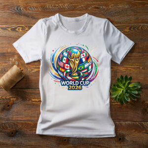 World Cup 2026 International Flags Trophy Shirt