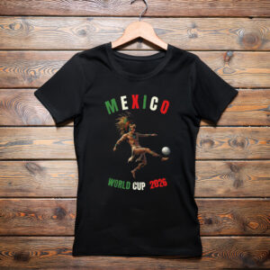 World Cup 2026 Mexico Aztec Football Player Tee