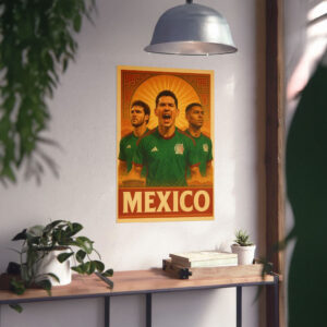 World Cup 2026 Mexico Soccer Poster