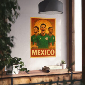 World Cup 2026 Mexico Soccer Poster