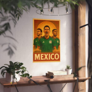 World Cup 2026 Mexico Soccer Poster