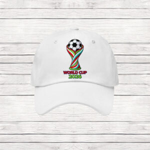 World Cup 2026 Minimal Trophy Icon Cap – Clean Soccer Fan Hat
