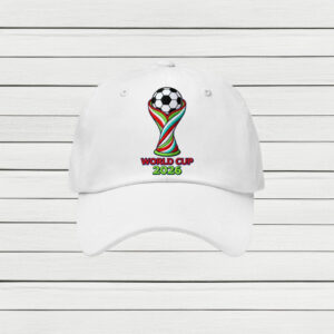 World Cup 2026 Minimal Trophy Icon Cap – Clean Soccer Fan Hat