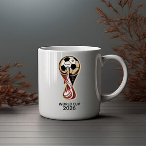 World Cup 2026 Modern Trophy Design Coffee Mug