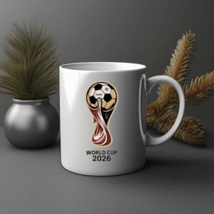 World Cup 2026 Modern Trophy Design Coffee Mug