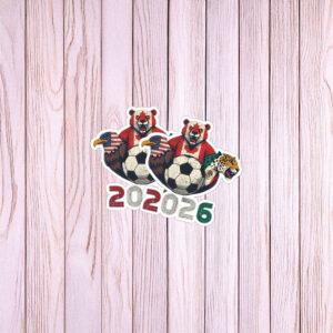 World Cup 2026 North America Animal Mascot Sticker