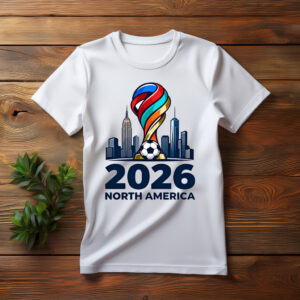 World Cup 2026 North America Skyline Graphic Shirt