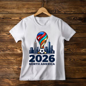 World Cup 2026 North America Skyline Graphic Shirt