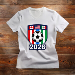 World Cup 2026 North America Soccer Shield Shirt