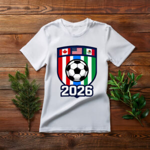 World Cup 2026 North America Soccer Shield Shirt