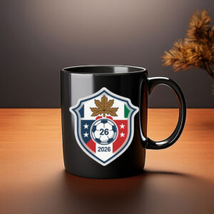 World Cup 2026 Official Shield Soccer Coffee Mug