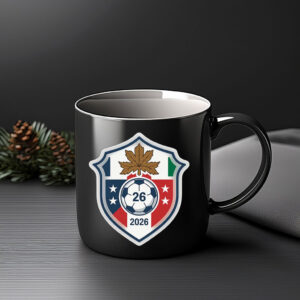 World Cup 2026 Official Shield Soccer Coffee Mug