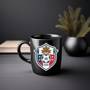 World Cup 2026 Official Shield Soccer Coffee Mug