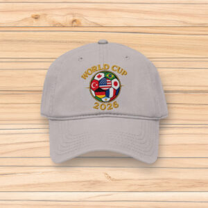 World Cup 2026 Soccer Ball Flags Embroidery Hat