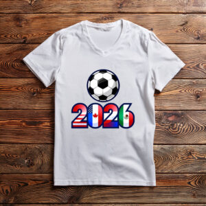 World Cup 2026 Soccer Ball Number Shirt
