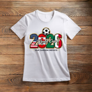 World Cup 2026 USA Canada Mexico Logo Graphic Shirt