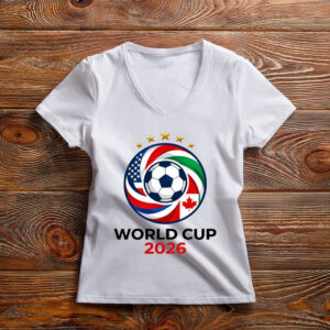 World Cup 2026 USA Canada Mexico Soccer Ball Shirt