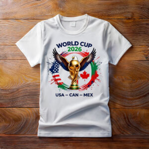 World Cup 2026 USA Canada Mexico Trophy Graphic Shirt
