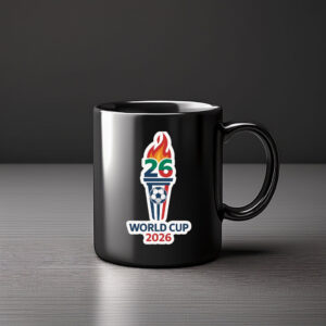 World Cup 2026 Vertical Logo Soccer Mug