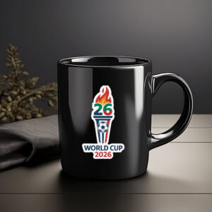 World Cup 2026 Vertical Logo Soccer Mug