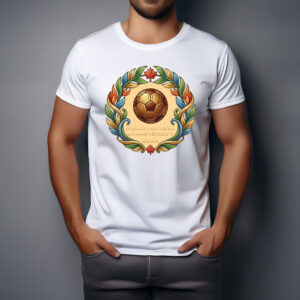 World Cup Championship 2026 Golden Ball Wreath Shirt