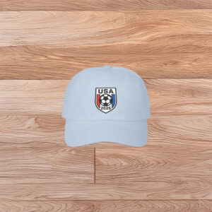 World Soccer Cap Embroidered USA 2026 Dad HatWorld Soccer Cap Embroidered USA 2026 Dad Hat